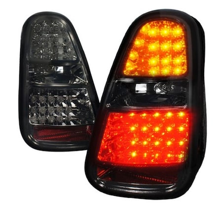 Overtime LED Tail Lights for 05 to 06 Mini Cooper- Smoke - 9 x 13 x 17 in. OV3184365